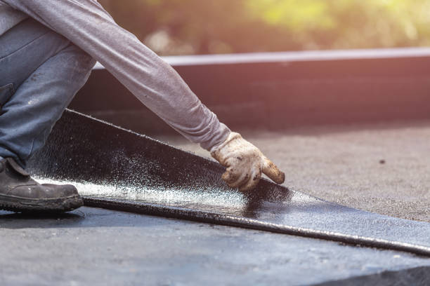 Professional Crawl Space Encapsulation technician working in Commercial Point, OH